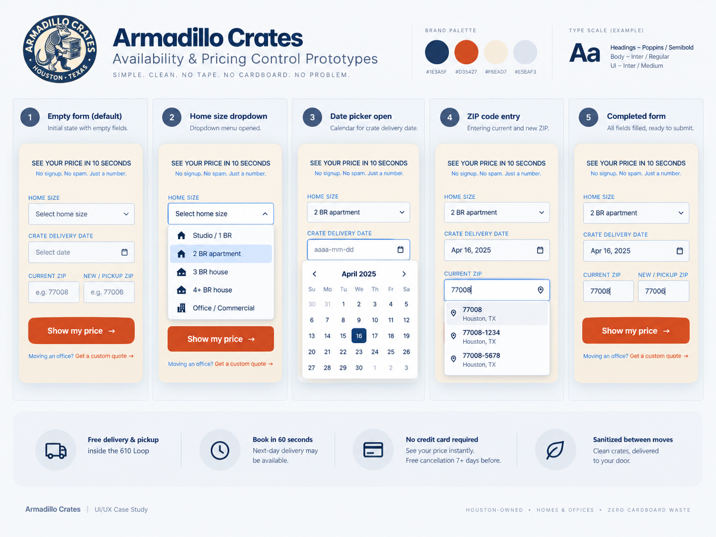 POSITIONING — Armadillo Crates